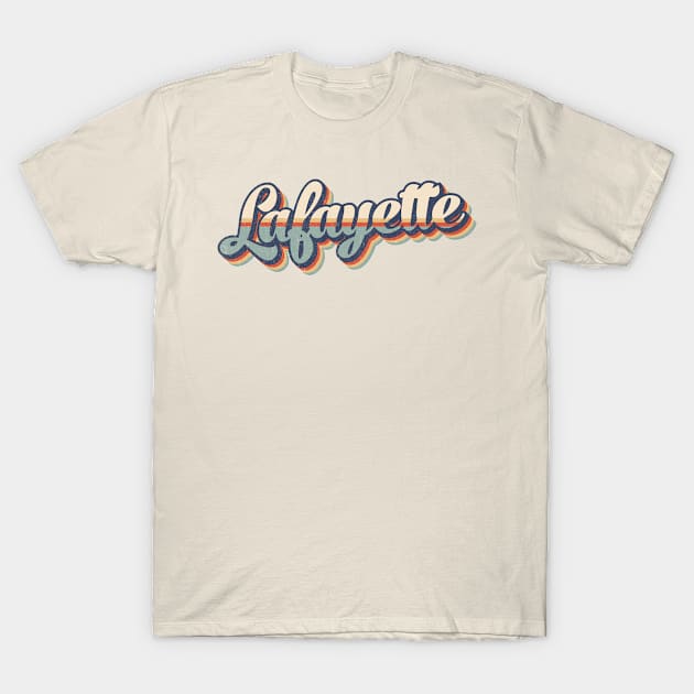 Lafayette // Retro Vintage Style T-Shirt by Stacy Peters Art
